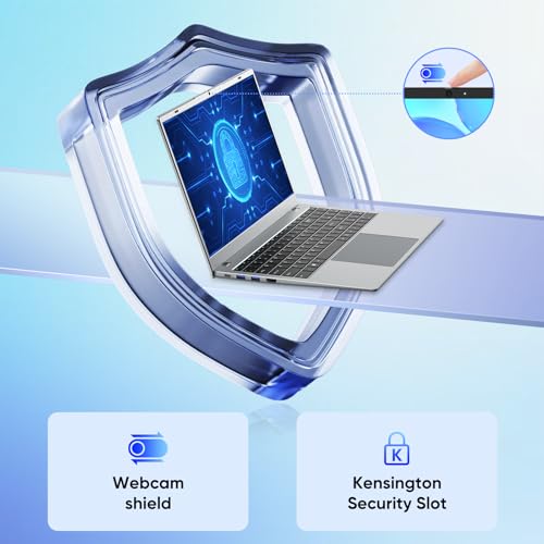 Laptop Computer, 32GB RAM 512GB SSD Laptops, 6500Y Processor (up to 3.4GHz), 15.6" FHD IPS Display, Laptop for Student and Business, WiFi 5, BT 5.0, Sliver